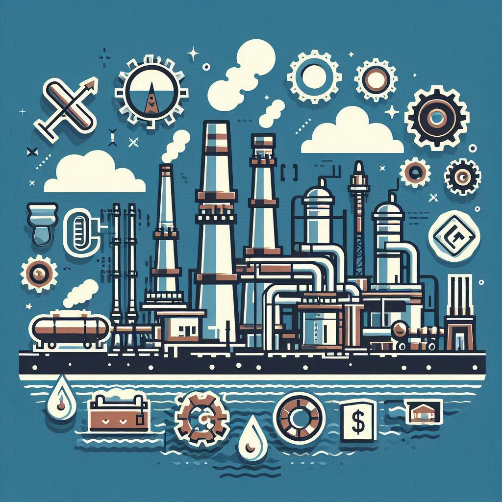 تأسيسات بالادستی رو زمينی نفت و گاز